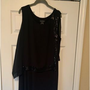 Black cocktail dress